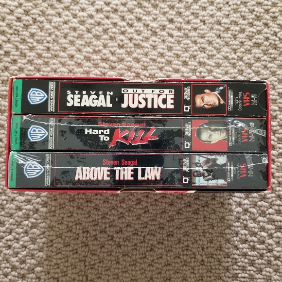 Steven Seagal Movies Trilogy VHS Videos 3 pk Rare - Picture 2 of 13